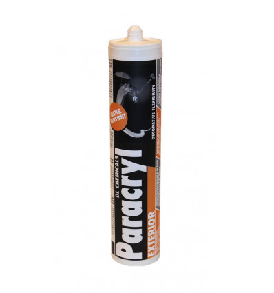 Paracryl exterior plastische kit wit 310ml montagelijm 0300008N703466 wit