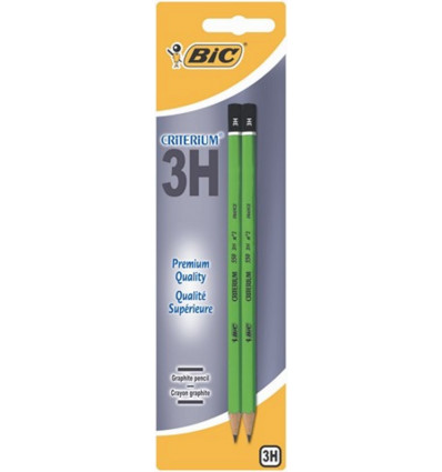 BIC Criterium 550 potloden 3H - 2st.