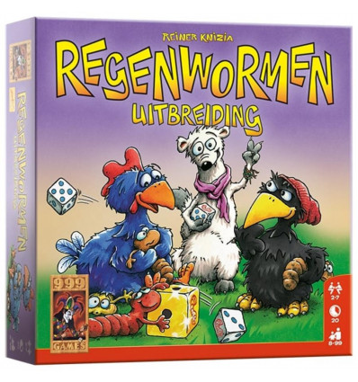 999 GAMES Regenwormen - Uitbreiding dobbelspel