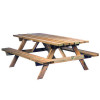 Picknicktafel GDANSK - 180x80cm - hout geimpregneerd - L180xB140xH80cm