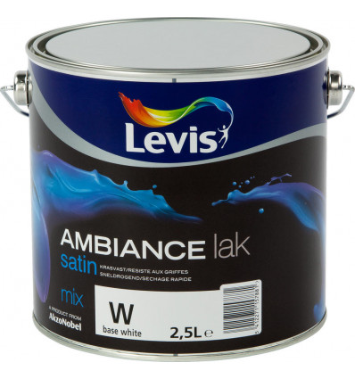 LEVIS AMBIANCE lak satin mix 2.5L - wit