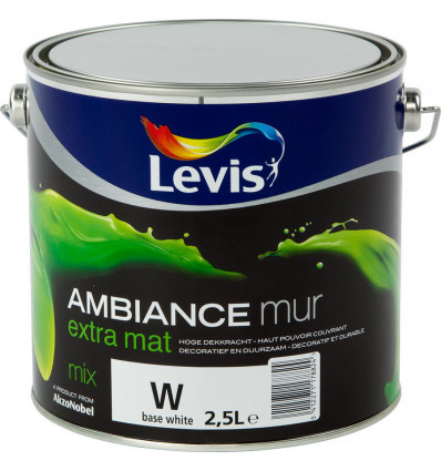 Levis AMBIANCE basis mur extra mat 2.5L white