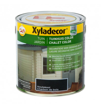 XYLADECOR tuinhuis color 2.5L-houtskool X37102HK XY5118097