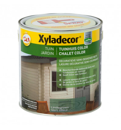XYLADECOR tuinhuis color 2.5L-lindegroenX37102L