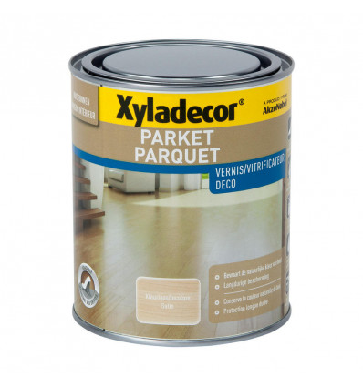 XYLADECOR trap&parket vernis acryl satin0.75L - kleurloos
