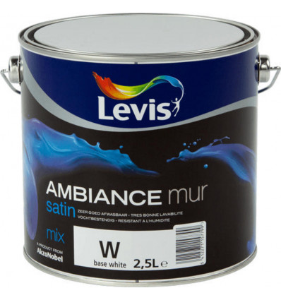 Levis AMBIANCE mur satin mix 2.5L - wit