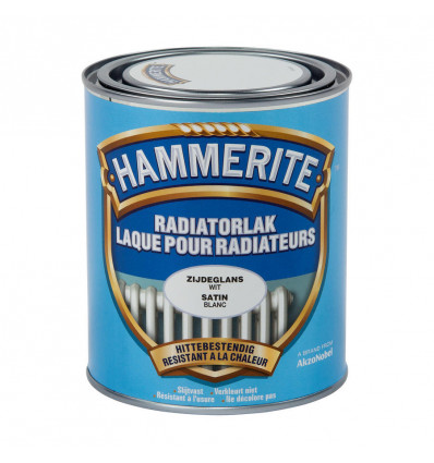 Hammerite radiatorverf satin wit 0.75L