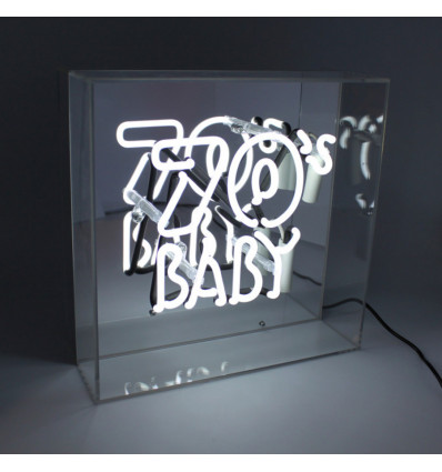 LOCOMOCEAN Neon box acrylic - 70's baby