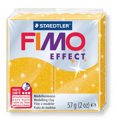 STAEDTLER Fimo Effect modelleerklei - glitter gold