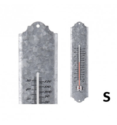 ESSCHERT Thermometer 30cm - oud zink