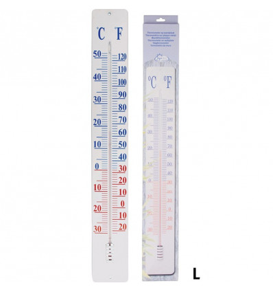 ESSCHERT thermometer op wandplaat 90cm