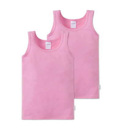 SCHIESSER Onderhemd girl 2pack - roze - 092 TU UC