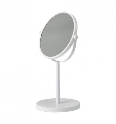 Aquanova BEAU Spiegel- wit Make-up ronde spiegel 1:3 vergrotend diam 19.5cm H 33
