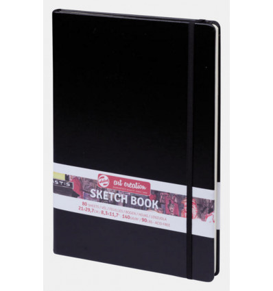 TALENS Schetsboek - 21x30cm - zwart