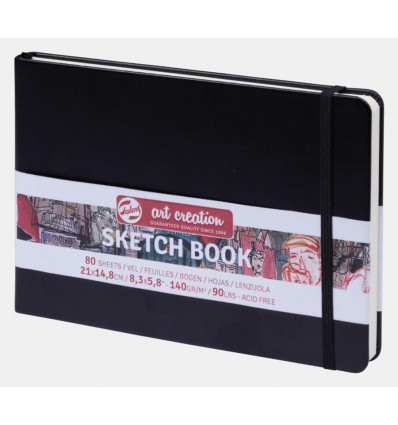 TALENS Schetsboek - 21x15cm - zwart