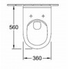 Villeroy & Boch hangtoilet Targa met toiletzitting diepspoeling SUPER PROMO