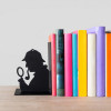 BALVI Sherlock boekensteun - mat zwart