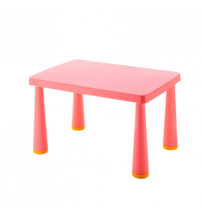 Tafel 76x54x48cm - roze pvc 10089248 speeltafel kindertafel