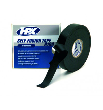 HPX vulkaniserende tape 19mm/10m - zwart