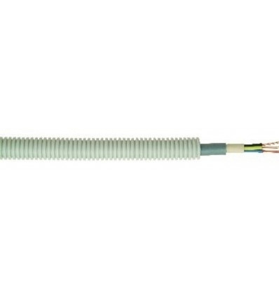 Flexibele buis XVB 3G1.5 - rol 25meter voorbedrade buis met kabel