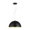 Eglo GAETANO 1 - Hanglamp 53cm - zwart/ goud pendels