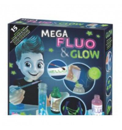 BUKI - Mega glow & fluo wetenschapsdoos glow in the dark