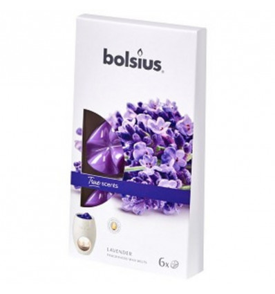 BOLSIUS waxmelts 6st. - lavendel true scents TU LU
