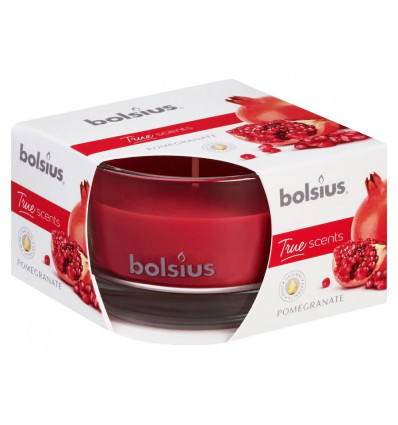 BOLSIUS geurkaars - 5x8cm - granaatappel pomegranate true scents