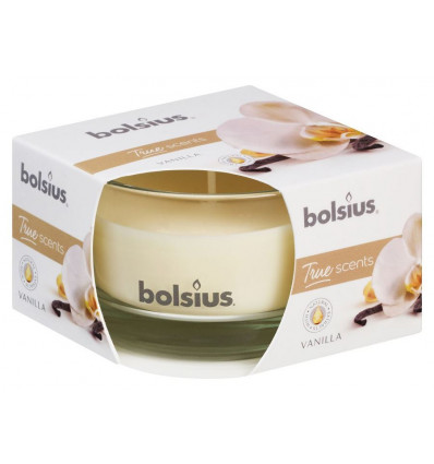 BOLSIUS geurkaars - 5x8cm - vanille true scents