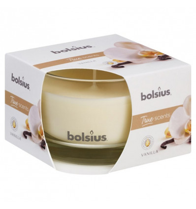 BOLSIUS geurkaars - 6.3x9cm - vanille true scents