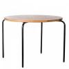 KidsDepot CIRCLE tafel - 72x57cm - zwart