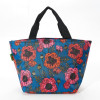 ECO CHIC Lunch bag - poppies blauw