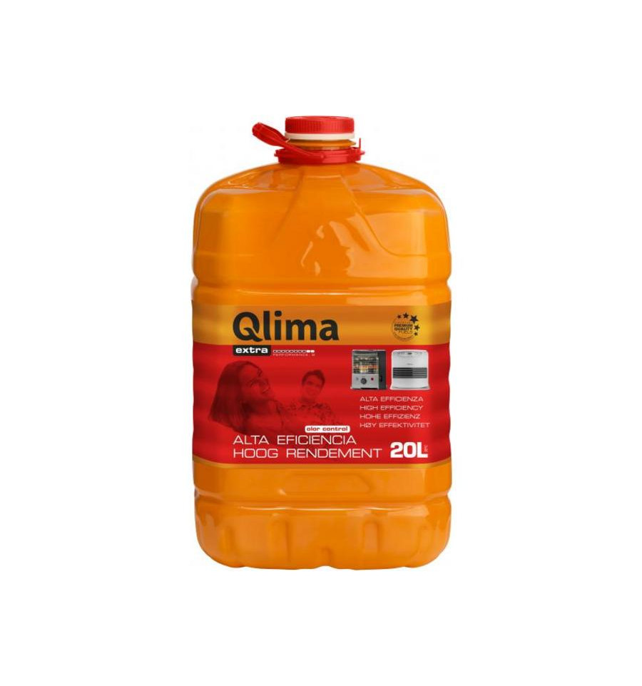 Vermaken Behandeling eenheid QLIMA PLUS EXTRA 20 L petroleum reukloos geschikt voor alle merken kachels  - Europoint BVBA