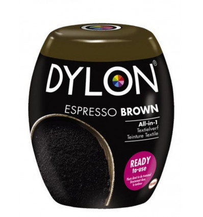 DYLON color fast bol nr17-espresso brown + zout 350gr
