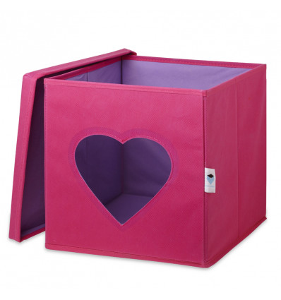 Speelgoed box - 30x30cm - hart 10075612