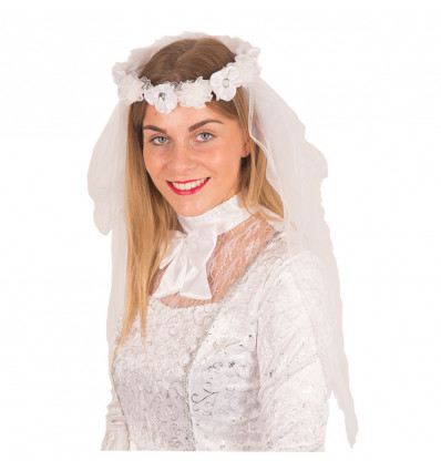Verkleed accessoire - Sluier bruid
