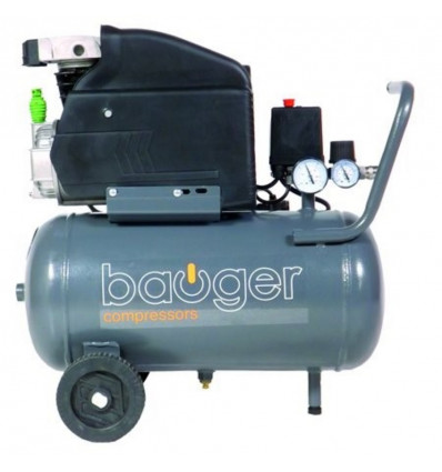 Compressor 25L- 200L/min 2PK 8Bar Bauger