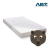 ABZ Bruine beer matras - 60x120x11cm - Poly matras PO25 voor babybed