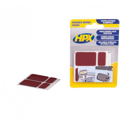 HPX HSA dubbelz. tape - bruine pads