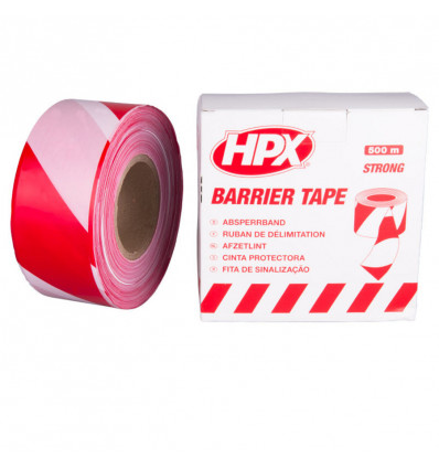 HPX Afzetlint 70mm/500m - Wit/rood