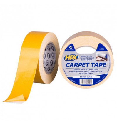 HPX Dubbelzijdige tape 50mm/25m - Wit