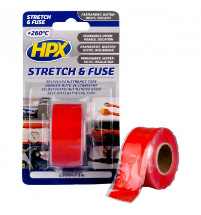 HPX Stretch & fuse 25mm/3m - rood