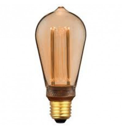 NORDLUX LED lamp retro deco - 3.5W 120LM 1800K gold - dimbaar
