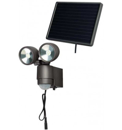BRENNENSTUHL - Solar LED spot 2x4 IP44 - infrarood bewegingsmeld.