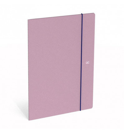 QS Sparkle elastomap folio - pink