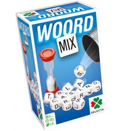 SELECTA Spel - Woordmix - dobbelen met letters - 1tot2 spelers - 6/99jaar