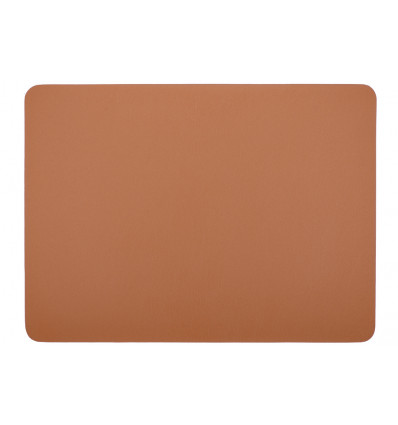 ZICZAC Leather Look placemat - 33x45cm - caramel peach