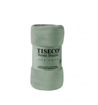 TISECO Microflanel plaid - 130x160cm - sage green