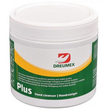 Dreumex plus pot 600ml handzeep citrus krachtige garagezeep met microkorrel