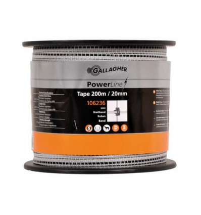 GALLAGHER - Lint 20mm 200m - wit